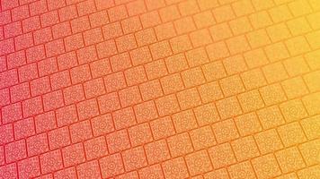 animated abstract pattern with geometric elements in pink-orange tones gradient background video