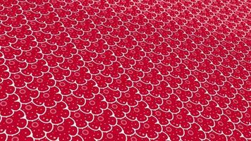animated abstract pattern with geometric elements in red tones gradient background video