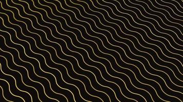 animated abstract pattern with geometric elements in black and gold tones gradient background video