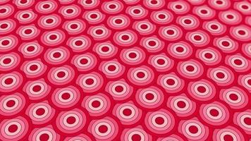 animated abstract pattern with geometric elements in red tones gradient background video