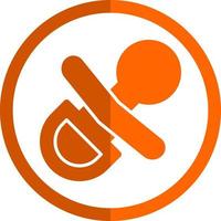 Pacifier Vector Icon Design