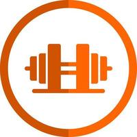 Barbells Vector Icon Design