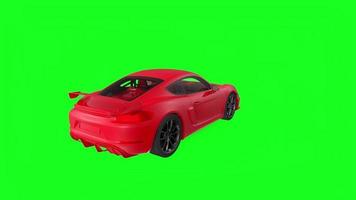 sport car isolated on background video