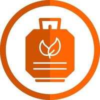 Biogas Cylinder Vector Icon Design