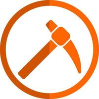 Pickaxe Vector Icon Design