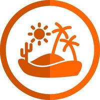 Desert Reort Vector Icon Design