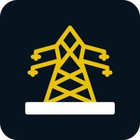 diseño de icono de vector de torre eléctrica