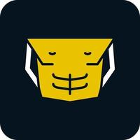 Chest Muscle Vector Icon Design