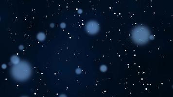 Abstract background with holiday sparkles and blurred glowing particles show energy and galaxy cosmos with glittering particle rain for magic moments and festive events and cheerful celebrations xmas video