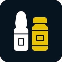 Ampoule Vector Icon Design