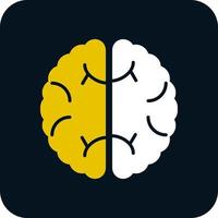 diseño de icono de vector de cerebro