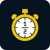 Half Time Vector Icon Design