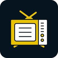 diseño de icono de vector de televisión