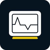 Heart Monitoring Vector Icon Design