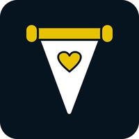 Pennant Vector Icon Design