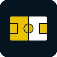 Football Field Vector Icon Design