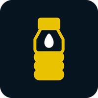 Water Flask Vector Icon Design