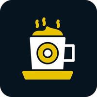 diseño de icono de vector de capuchino