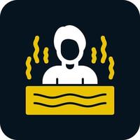 diseño de icono de vector de sauna