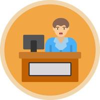 Cashier Vector Icon Design