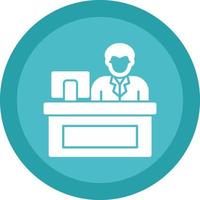 Cashier Vector Icon Design