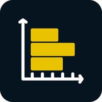 Horizontal Bars showing Progress Vector Icon Design