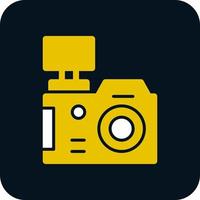 Dslr Camera Vector Icon Design