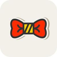 Bow Tie Vector Icon Design