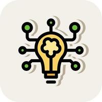 Deep Learning Vector Icon Design
