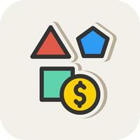 Game Money Vector Icon Design