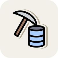 Data Mining Vector Icon Design