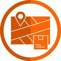 Delivery Location Vector Icon Design