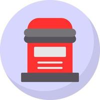 Postbox Vector Icon Design