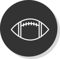 American Football Vector Icon Design