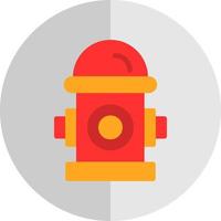diseño de icono de vector de hidrante