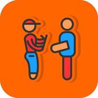 Receiving Vector Icon Design