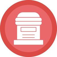 Postbox Vector Icon Design