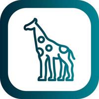 Giraffe Vector Icon Design