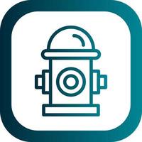 Hydrant Vector Icon Design