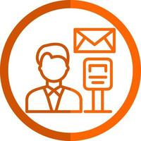 Postman Vector Icon Design