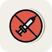 No Steroids Vector Icon Design