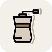 Coffee Grinder Vector Icon Design