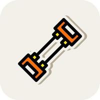 Chest Expander Vector Icon Design