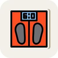 Weight Machine Vector Icon Design