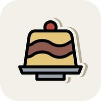 Cake Vector Icon Design