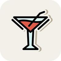 diseño de icono de vector de martini