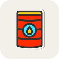 Oil Barrell Vector Icon Design