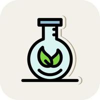 Eco Research Vector Icon Design