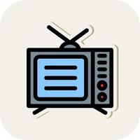 Television Vector Icon Design