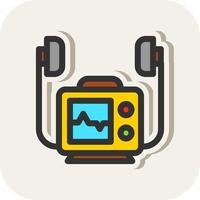 Defibrillator Vector Icon Design